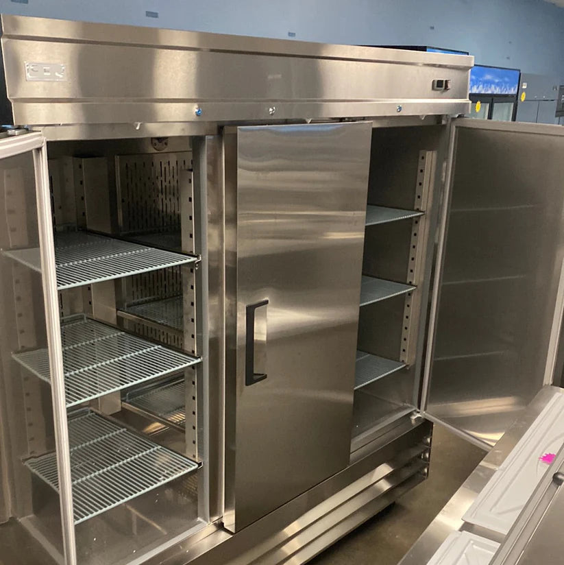 CES 3 Door Stainless Steel Freezer