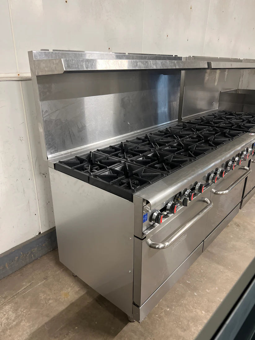 60" 10 Burner Stove with Ovens