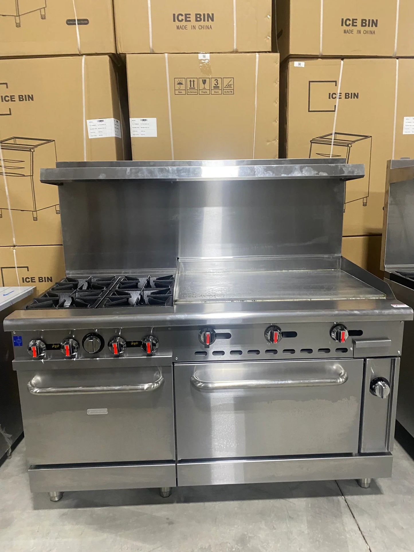 CES 60" Stove w/ 36" Griddle NATURAL GAS