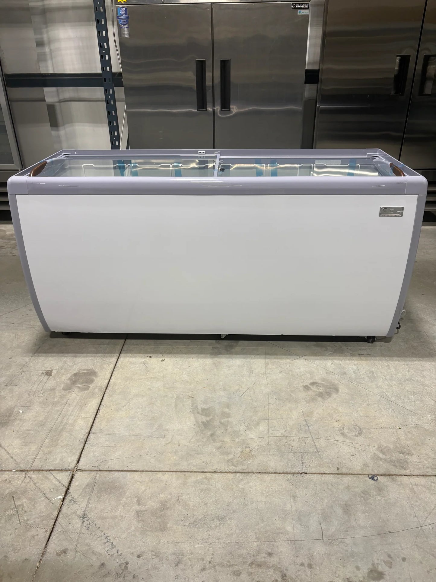 CES 71" Flat Slide Top Freezer