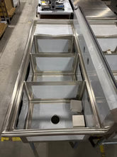 3 Compartment Sink w/ Left Drain Board